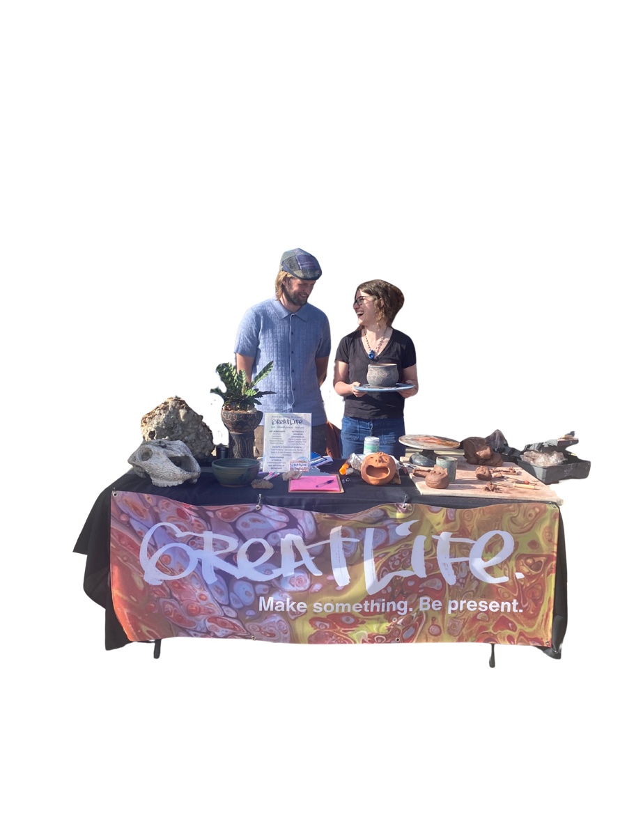 Great Life booth at a community event